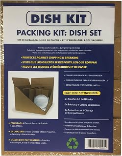 Uboxes Dish Cell Divider kit- Box compartments & Foam Pouches (DISHSAVOR024)