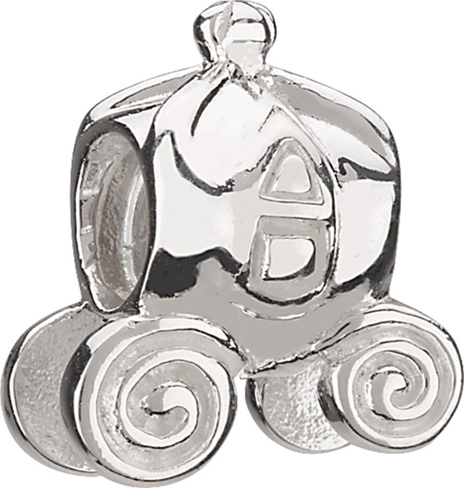 Authentic Chamilia Sterling Silver Disney Charm "Pumpkin Coach" DIS-19