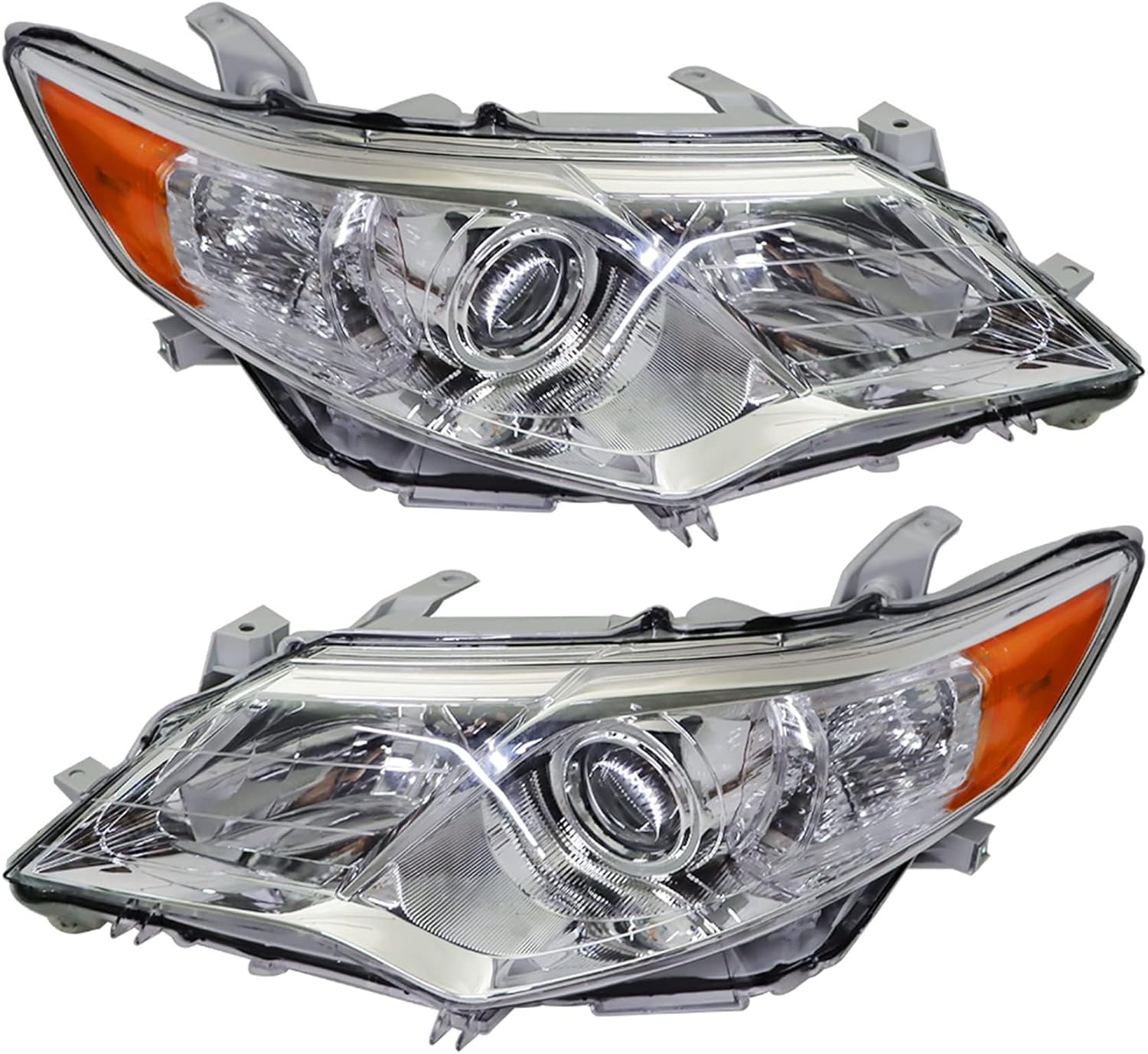WFLNHB Headlights Assembly Replacement for Camry L/LE/XLE 2012-2014 Front Light Headlights Headlamps Passenger and Driver Side