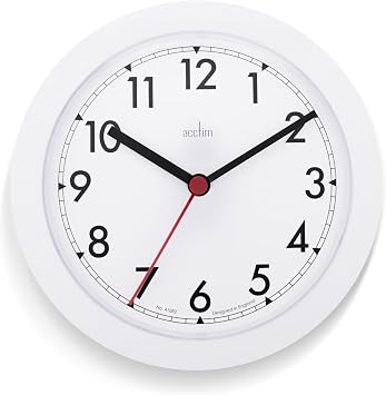 Bentima 21242 23 cm Stratford Wall Clock, White