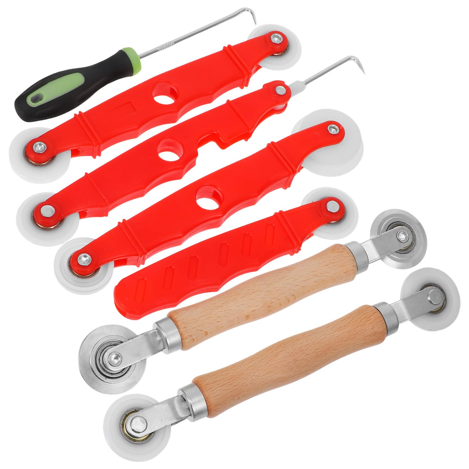 Kit de reparación de pantalla para ventanas: arregla mosquiteras fácil con rodillo de ABS resistente