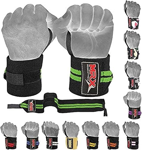 Miniatura 9 de MRX - Muñequeras de entrenamiento para levantamiento de pesas para levantamiento de pesas, soporte de muñeca, fisicoculturismo, entrenamiento,