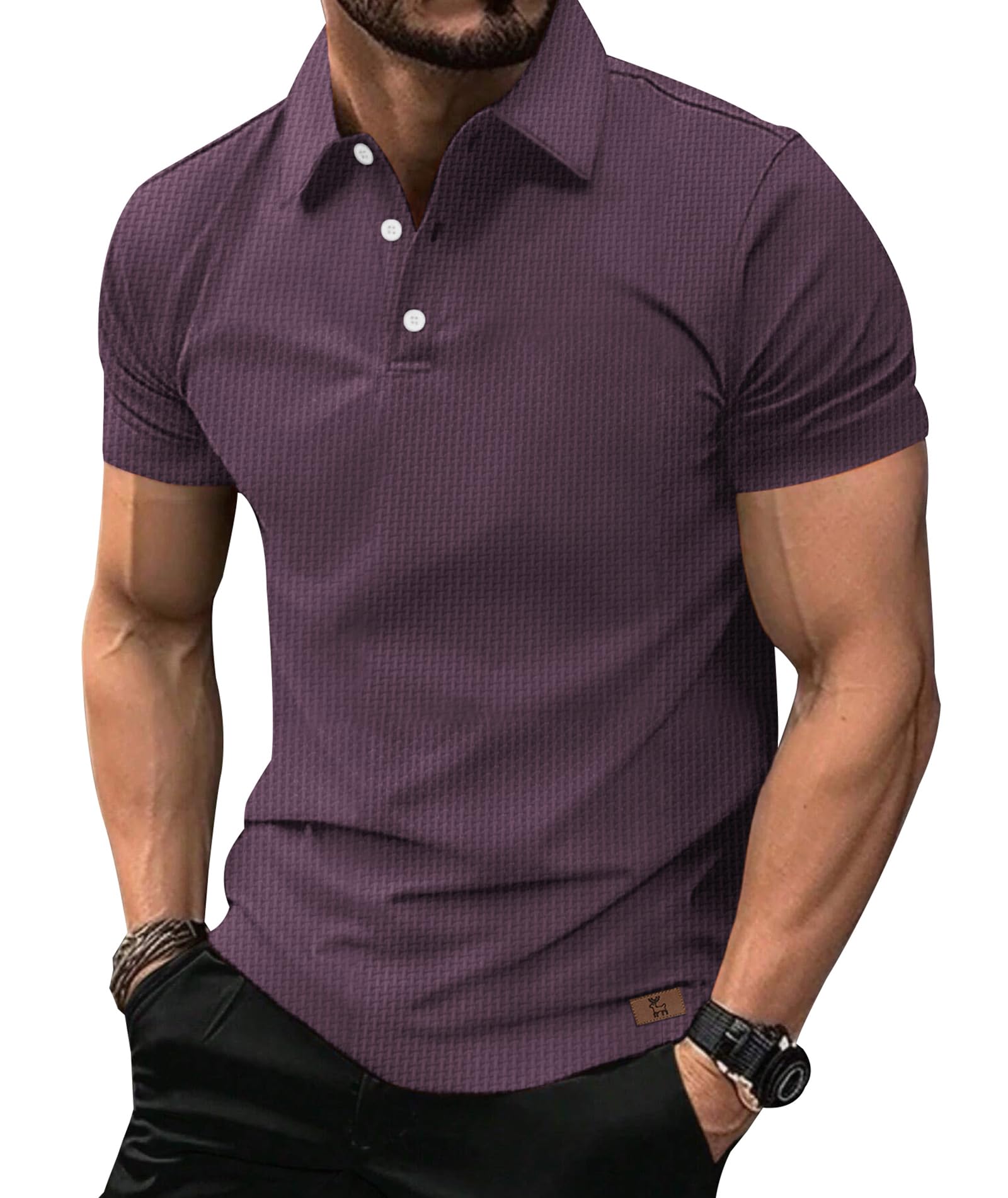 SwissWell Poloshirt Herren Kurzarm Atmungsaktiv T-Shirt für Herren Sommer Golf Tennis Polo Shirts Männer
