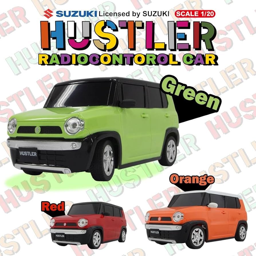 HUSTLER ラジオコントロールキット SUZUKI (Suzuki) approved HUSTLER (Hustler) 1/20 scale R / C