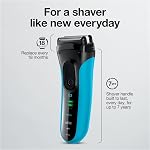 Braun Series 3 ProSkin 3040s Rechargeable Wet & Dry Men's Electric Shaver with Precision Trimmer