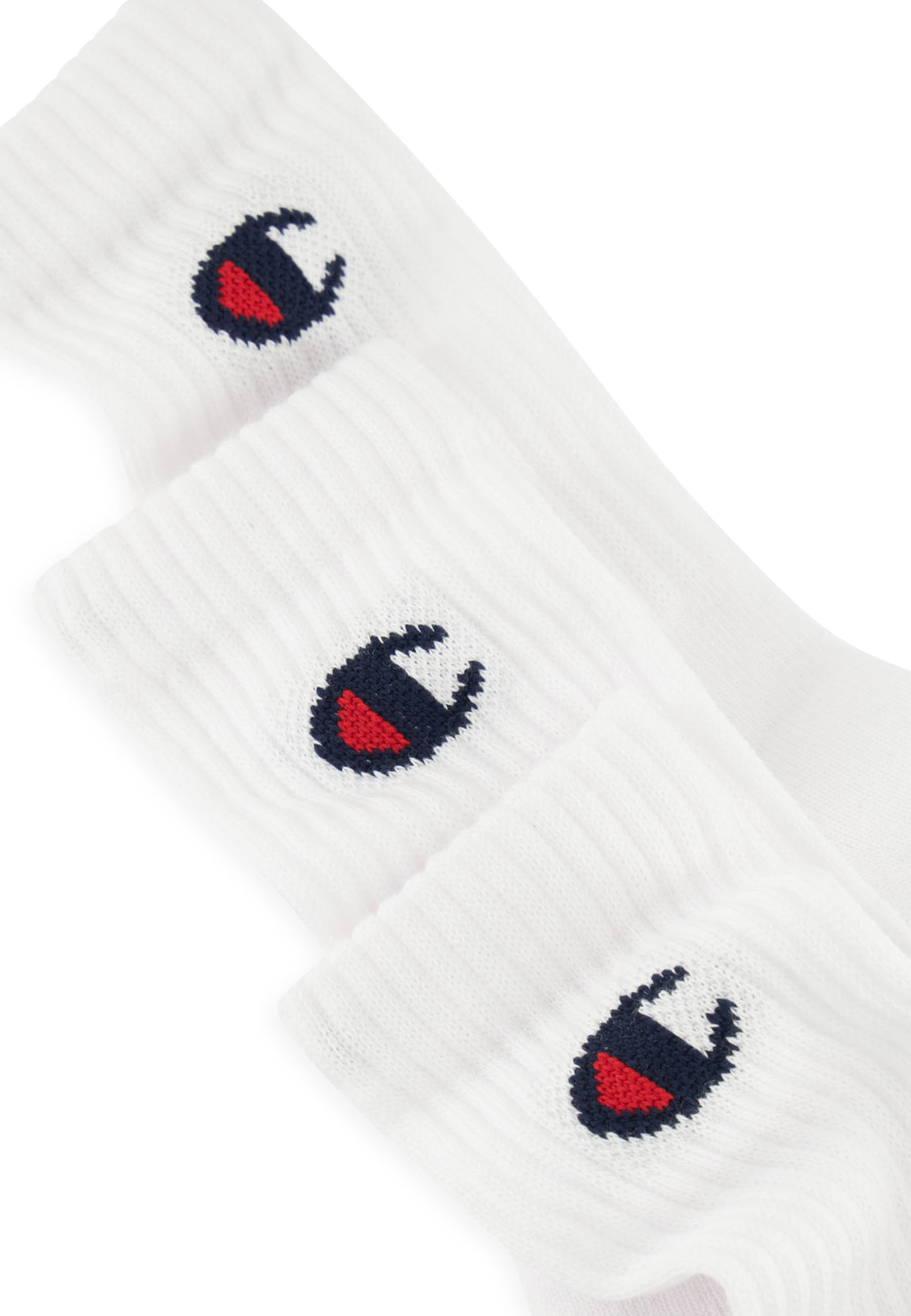 Champion Core- Junior 3pp Crew Calze Unisex - Bambini e ragazzi (Pacco da 3)