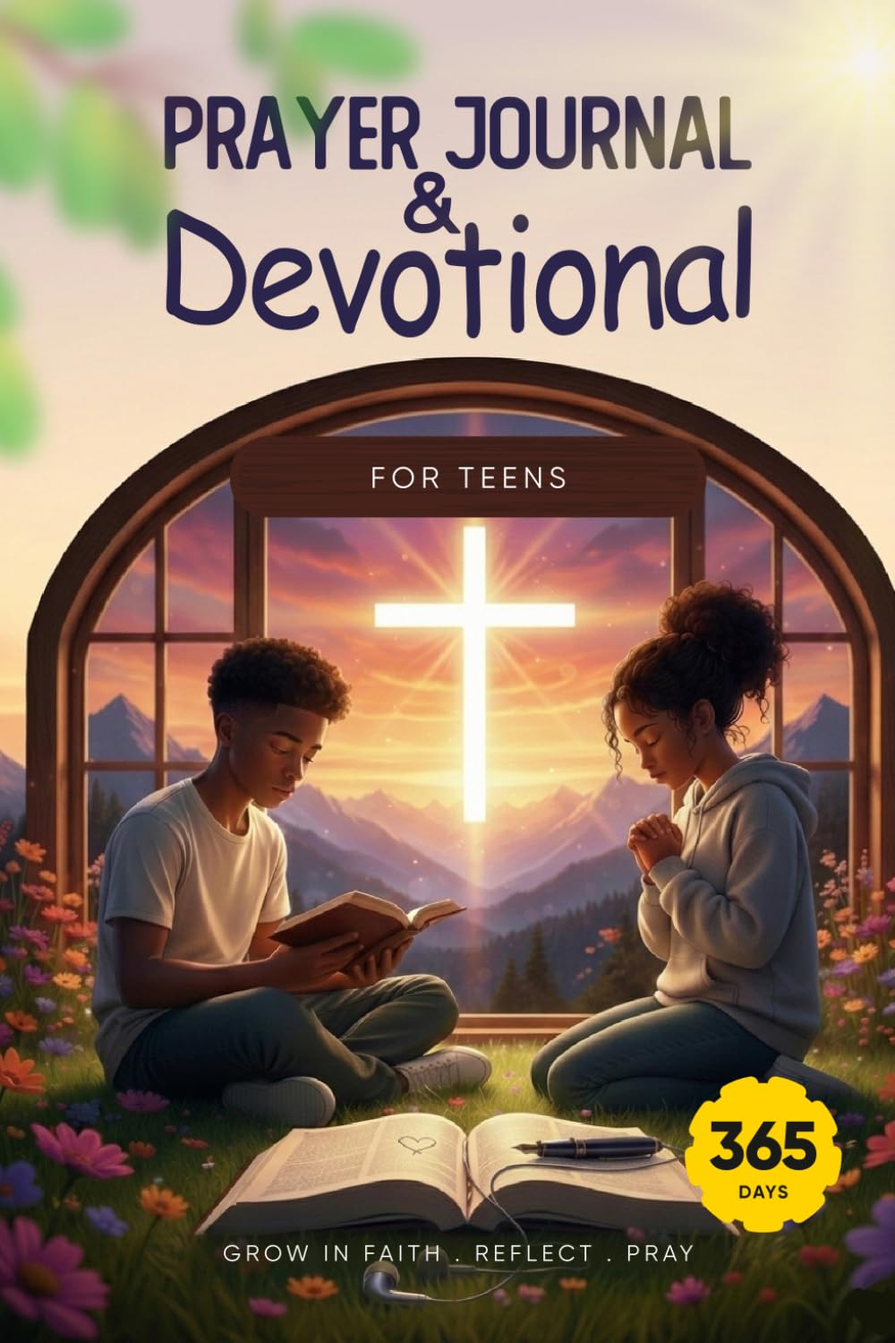 PRAYER JOURNAL AND DEVOTIONAL FOR TEENS: Grow in Faith, Reflect, Pray