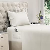 Vista 23 de DREAMCARE - Juego de sábanas de tamaño individual XL, 3 piezas, refrescantes, extralargas, suaves y duraderas de 100% poliéster de microfibra