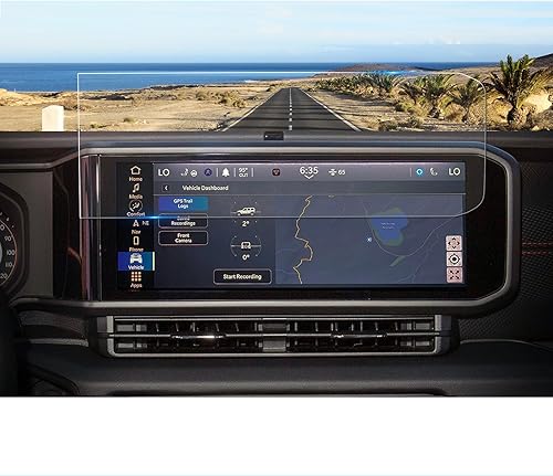 Wrangler 2024 - Protector de pantalla para Jeep Wrangler (SportSport SWillysRubiconSaharaRubicon XHigh AltitudeRubicon 392) Pantalla táctil de 12.3