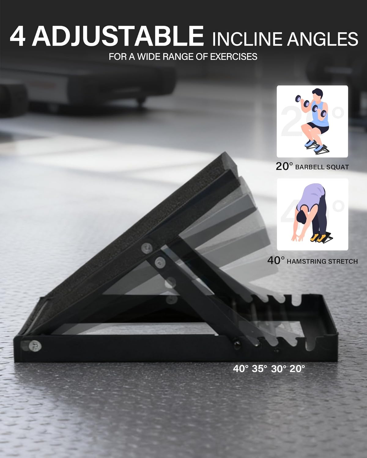 Squat wedge használat közben