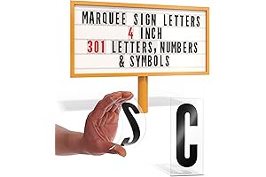 Changeable Acrylic Houseables Marquee Sign Letters