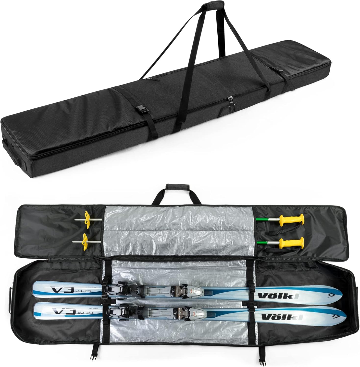 DSLEAF Snowboard Bag, Ski Cover Bag for Air Travel, Suitable for 1