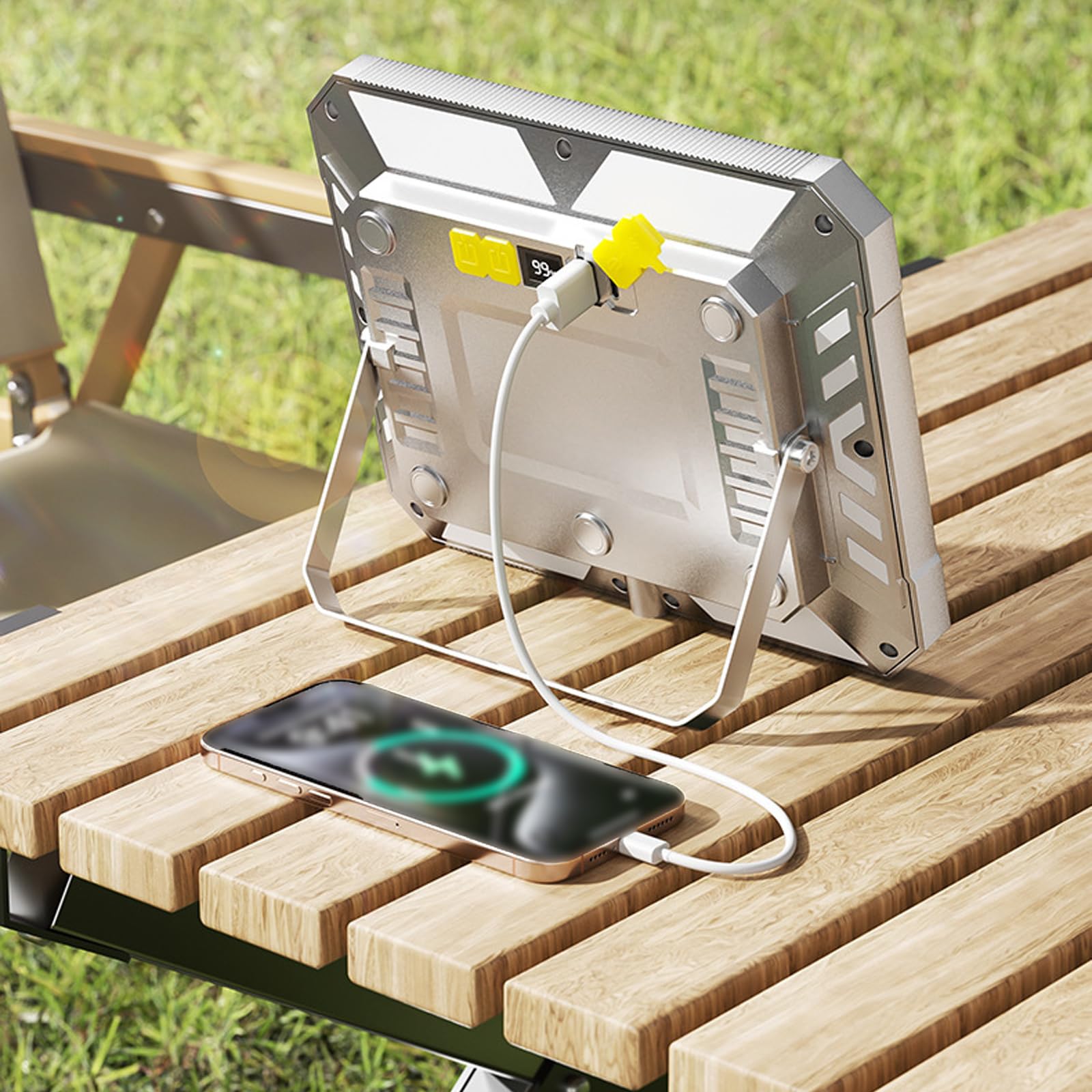 XAGMODSHN Portable Hanging Night Lamp Rechargeable Searchlights LED Camping Tent Light for Emergencies Use Enduring Rechargeable Searchlights