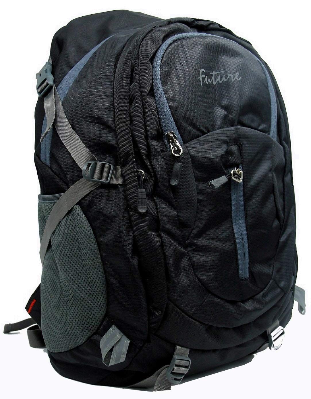 Real polo Future Casual Backpack/Laptop Backpack, with Water Proof Drain Cover, with Heavy Zip, Black Color, 35 L (B08FHBQ15W) Amazon Price History, Amazon Price Tracker