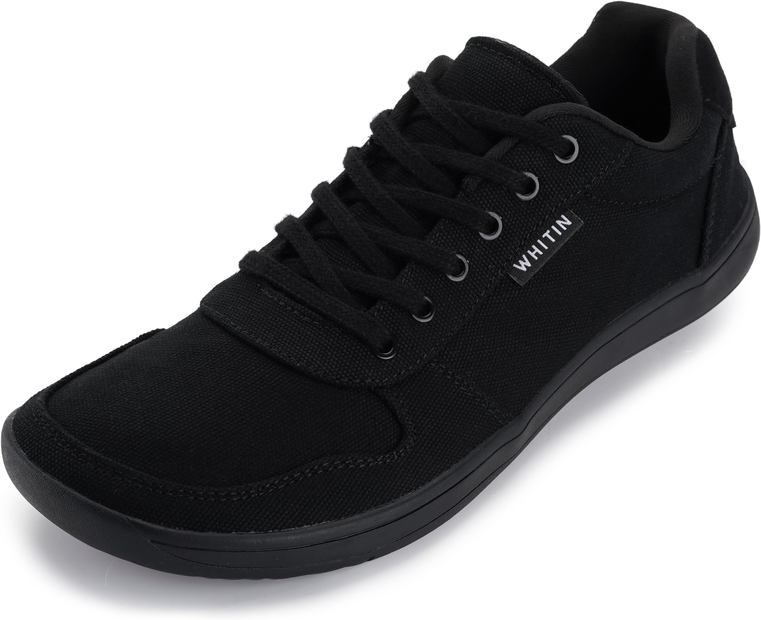 Men's Wide Barefoot Shoes | Stylish Canvas Minimalist Sneakers | Zero Drop Sole
