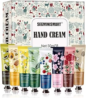 Mini Hand Cream,Hand Cream Gift Set,Hand Cream for Dry Cracked Hands,Hand Care Cream Gift Set Travel Size Hand Lotion for Women Mom Girls Her Wife Grandma