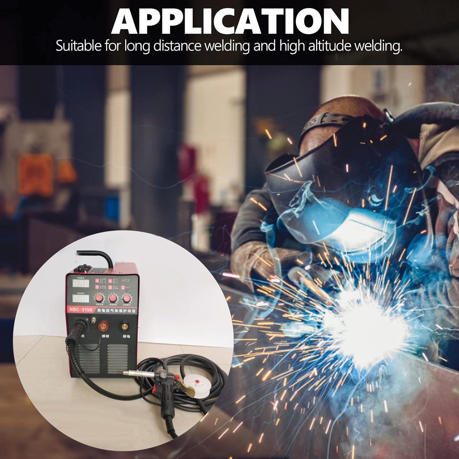 Aluminum Welding Spool Gun MIG Welder Accessory 200A CO2 / 180A Mixed Gases Air Cooled with Closed Spool Box Welding Tool for Trailers Cars Boats High Altitude Maintenance (Spool Gun)