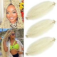 Vista 34 de Extensiones de cabello afro rizado Ginger 12 pulgadas, trenzas Marley de cabello trenzado elástico 350, extensiones de cabello afro rizado y rizado