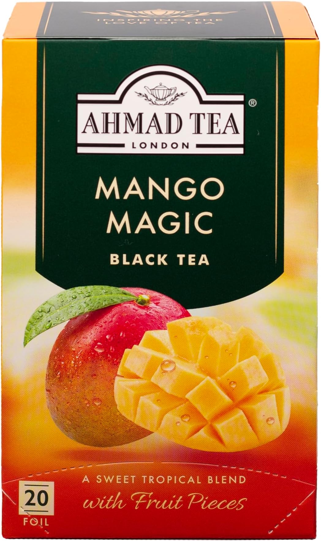 Ahmad Teas - Mango Black Tea 1.4oz - 20 Tea Bags