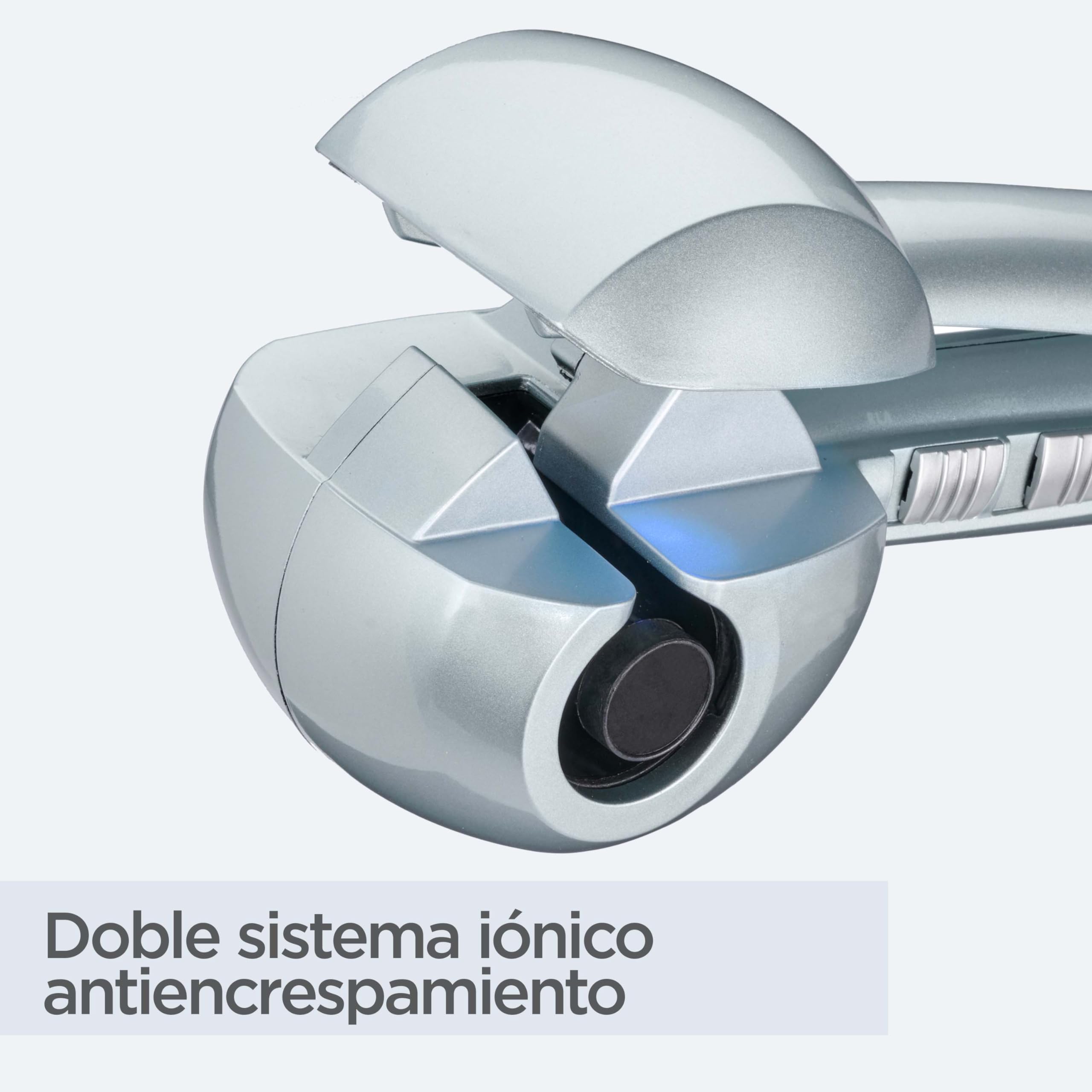 BaByliss Rizador de pelo automático Curl Secret Hydro-Fusion Antiencrespamiento, Riza y Ondula, Peinado duradero