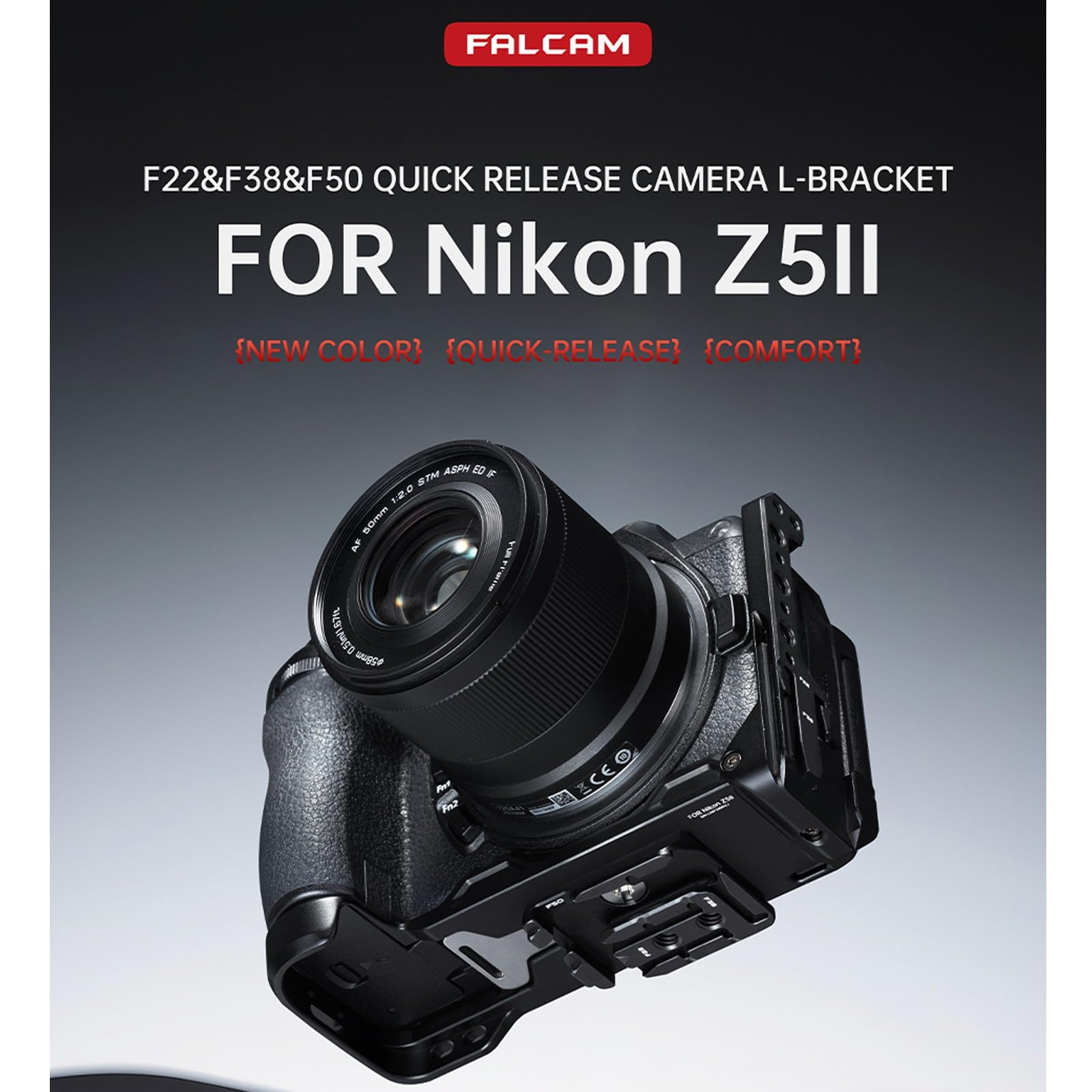 Amazon | FALCAM F22 F38 F50 クイックリリース L ブラケット、Nikon