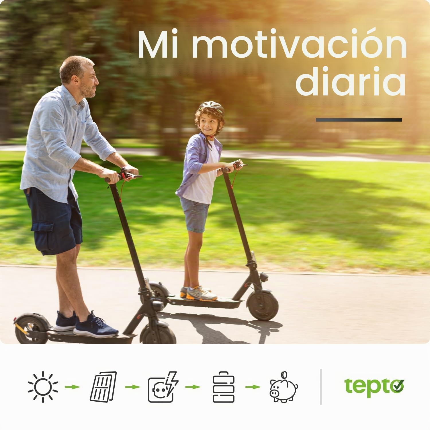 Balkonkraftwerk - Kit de montaje para barandilla de balcón, fijación de panel solar, estable, fácil instalación, para 1 módulo
