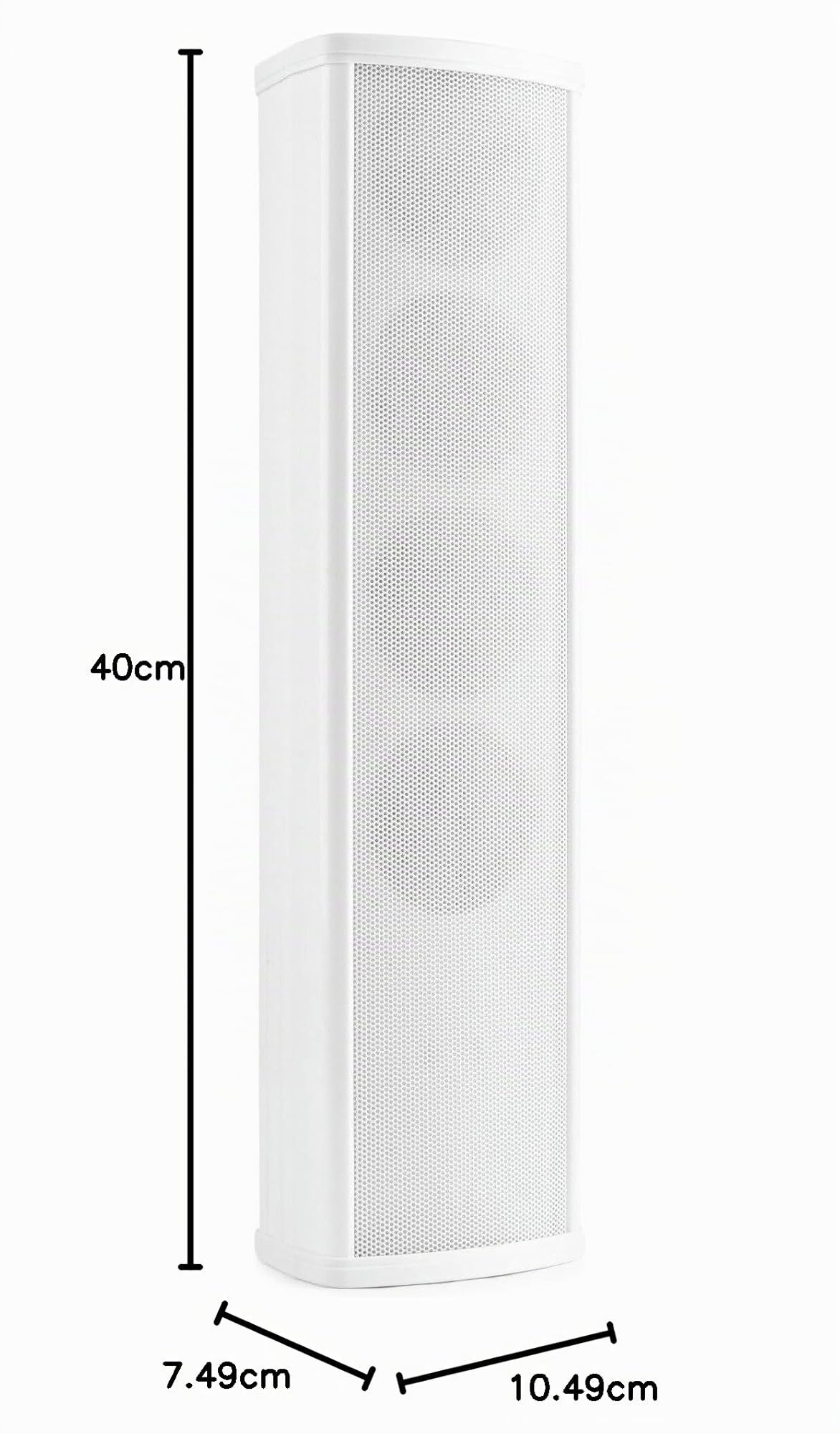 Power Dynamics ICS4 - Altavoz de Columna 20W Color Blanco para Interior