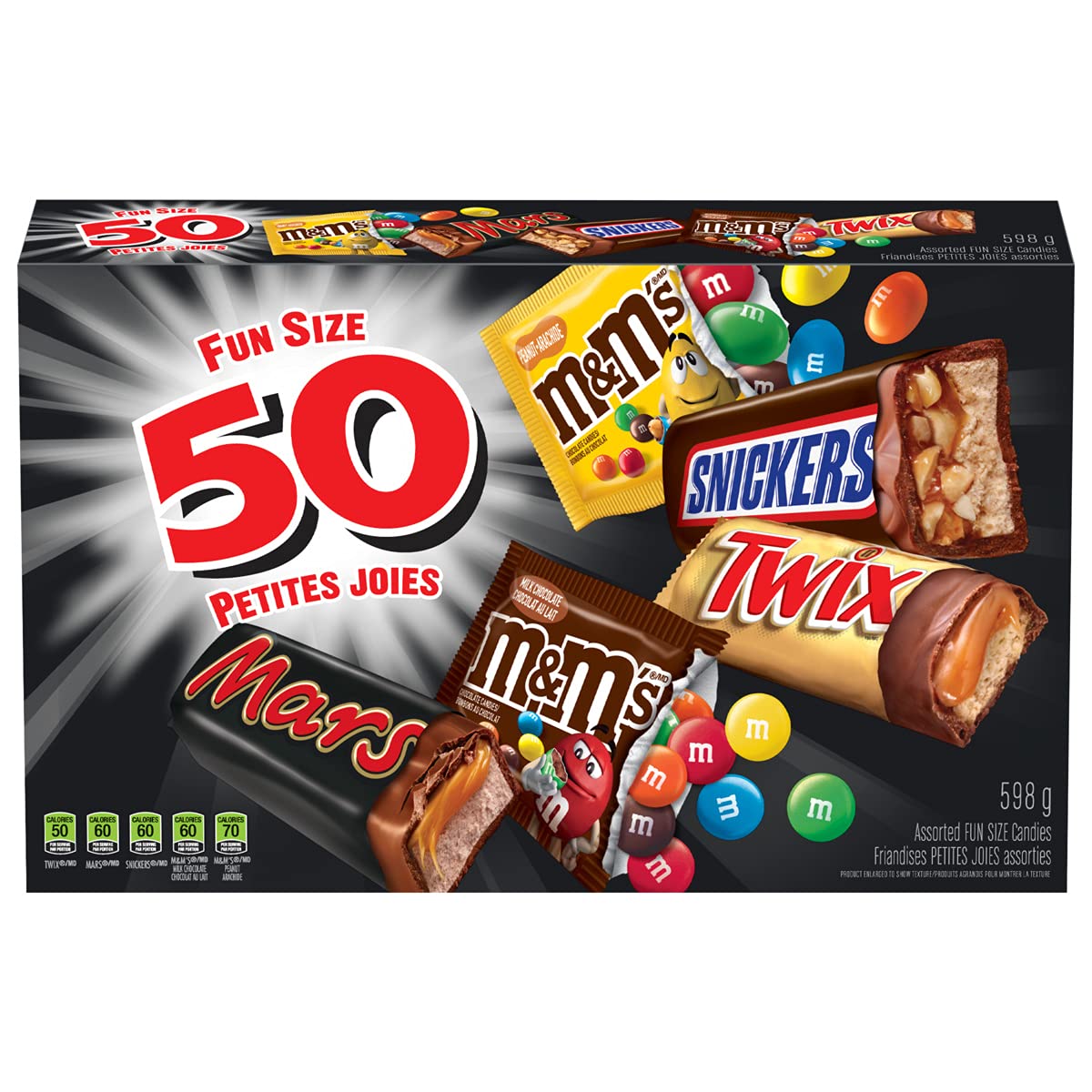 MARS ASSORTED Chocolate Halloween Candy Bars, Variety Pack