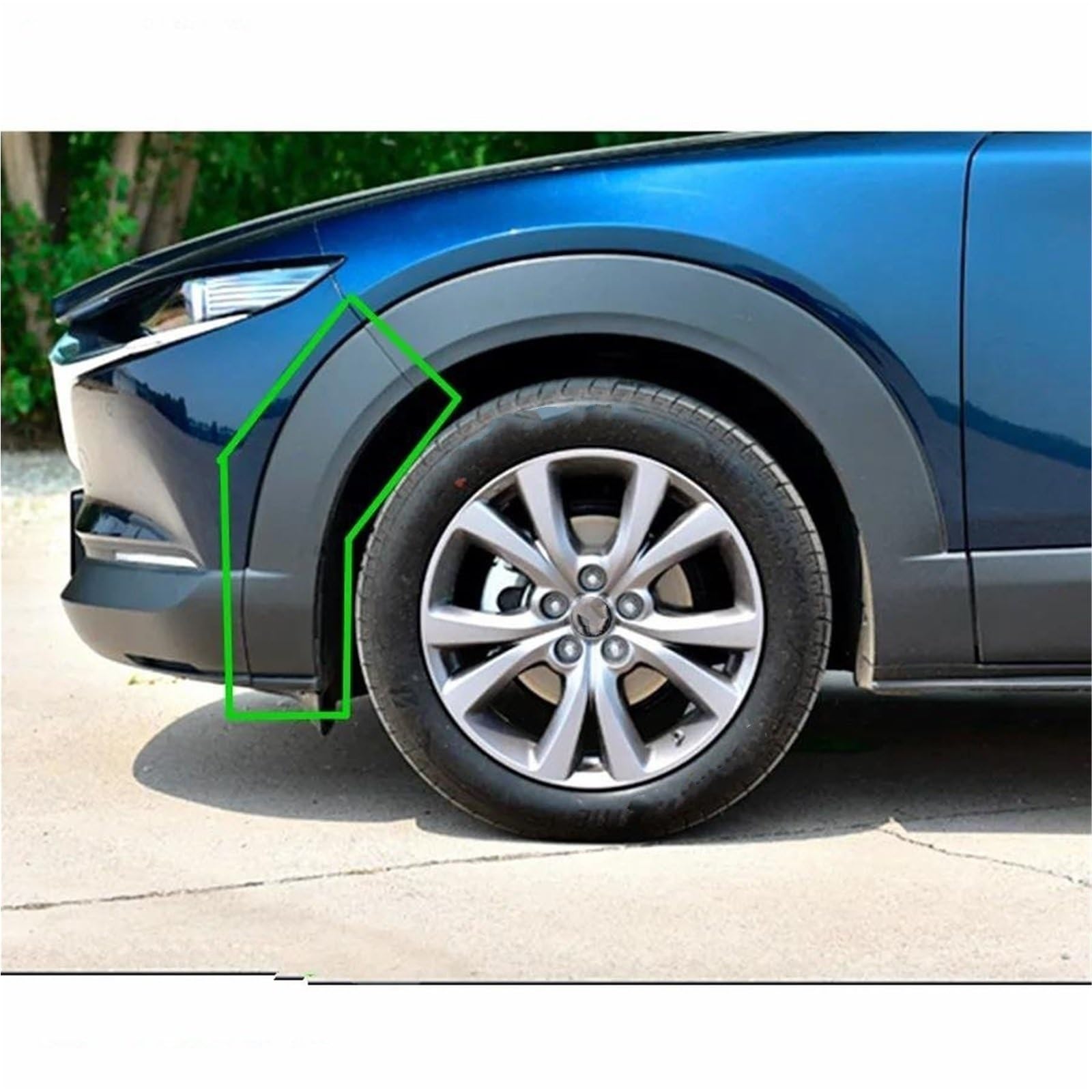 Für Mazda CX-30 2019–2025 DM DT ED Autozubehör DFR5-51-W71 Kotflügelverkleidungen Vorne Unten Radlaufleisten(R side)