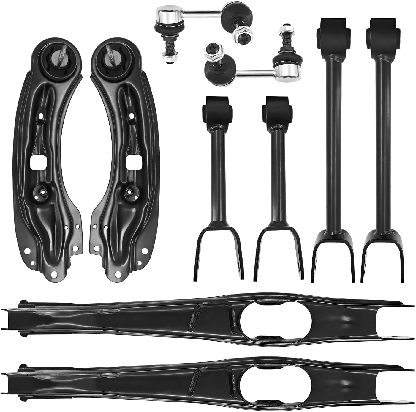 Rear Upper & Lower Control Arm & Sway Bar Link Compatible with Dodge Journey 2009-2010 CMS251247 LL81526