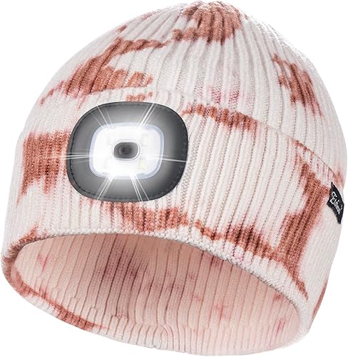Miniatura 62 de Etsfmoa Gorro unisex con la luz, regalos para hombres, papá, padre, gorras recargables por USB