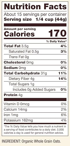 Miniatura 4 de Bob's Red Mill Avena cortada de acero orgánico, 24 onzas (paquete de 4)