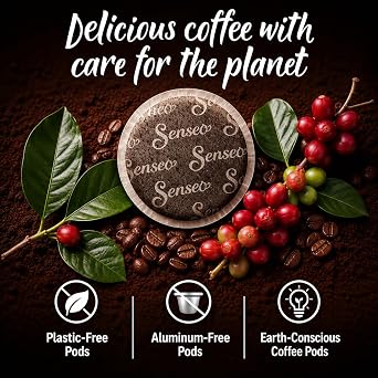 Senseo Strong Dark Roast - (Packs) - Bold & Intense Flavor with Ri Coffee Pods - 144 Count - Single-Serve Coffee Pads with Rich Crema - Compatible with Senseo and PeleCom Machines