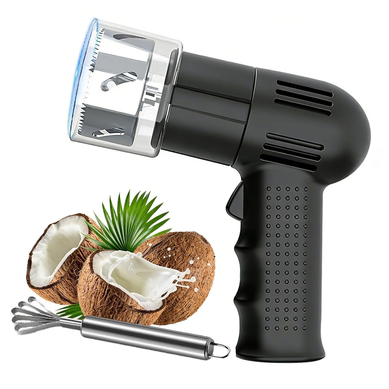 Ouvre-noix de coco électrique outil en acier inoxydable perforateur