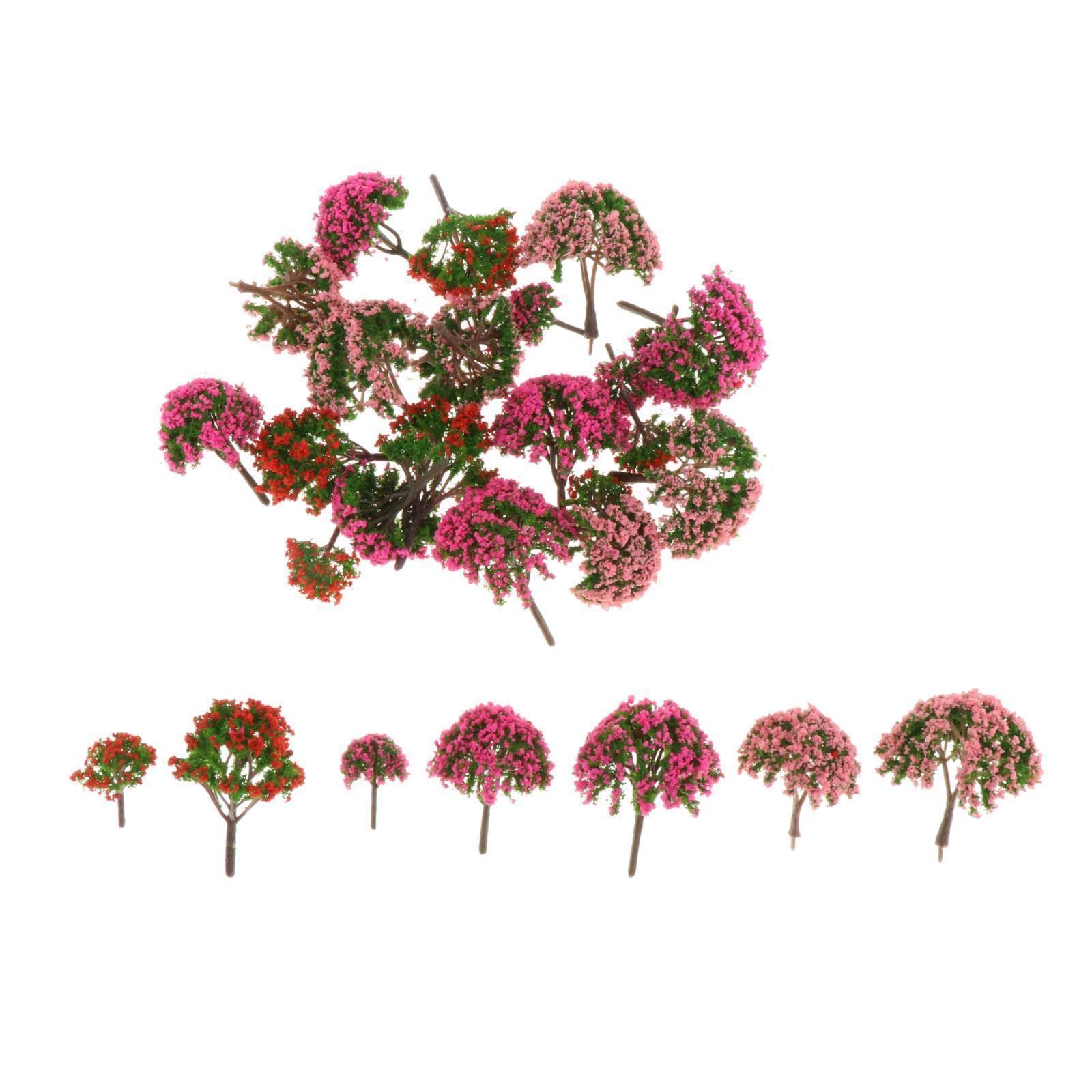 ATORSE 28pcs Model Flowers Trees Railroad Layout Diorama Wargame Scenery Scene| Toys & Hobbies|Model Railroads & Trains|HO Scale|Parts & Accessories|Scenery & Trees-image-42
