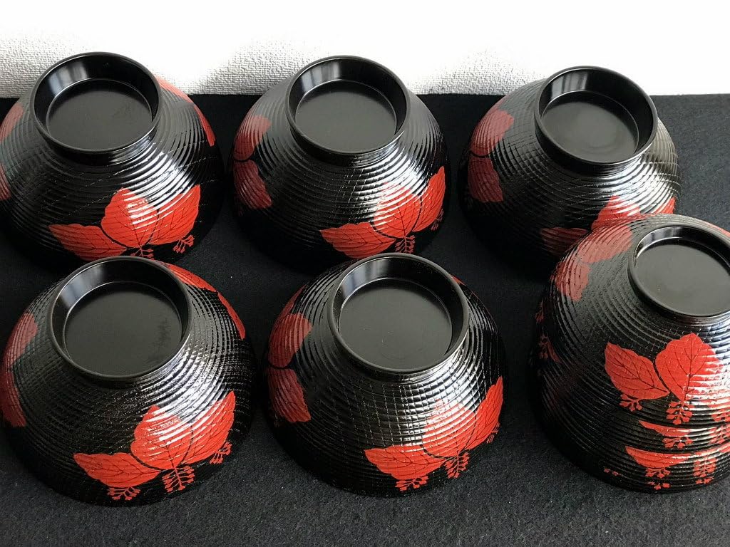 Amazon.co.jp: 塗師 北村葵春 黒地 糸きり真塗 蒔絵 利休形 木