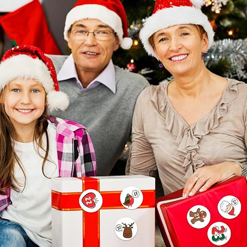 Miniatura 9 de Calcomanías de números de calendario de Adviento de Navidad, decoraciones navideñas para manualidades, mejora y simplifica tu agenda, diario,