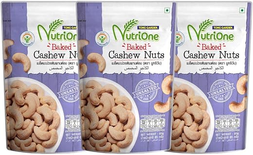 Tong Garden Imported - Baked Cashewnuts, 85g, Pack of 3