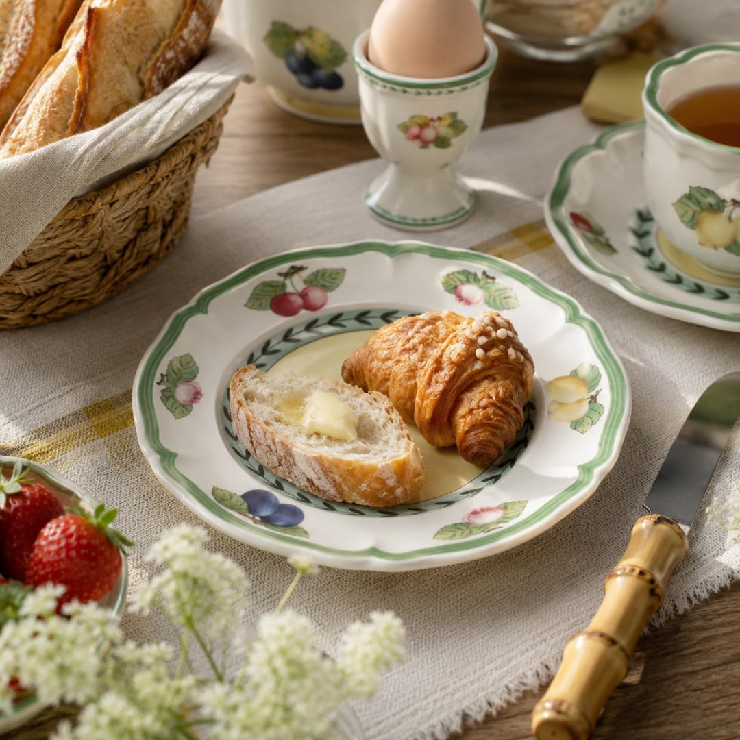 Villeroy & Boch Brotteller, Porzellan, Weiß/Mehrfarbig 1022812660, 17 cm Küche, Haushalt & Wohnen