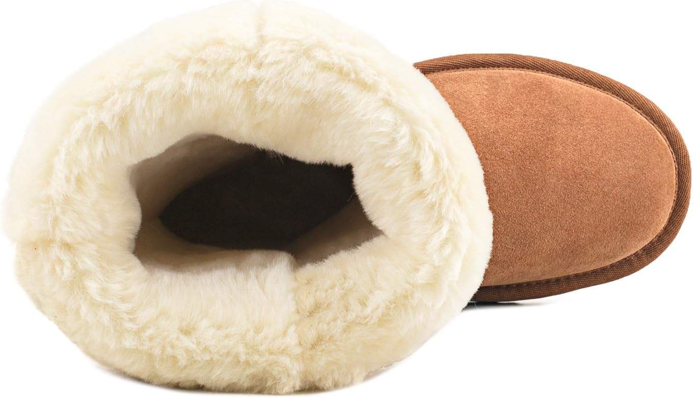 AUSLAND Genuine Suede Women's Classic Snow Boots Waterproof Winter Boot - Image 5