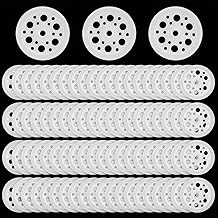 220 Pieces Plastic Insulation Washers, Plastic Discs, Insulation Panels for Foam Boards, Washers for Fixing and Supporting Insulation Plates, 45 x 45 mm