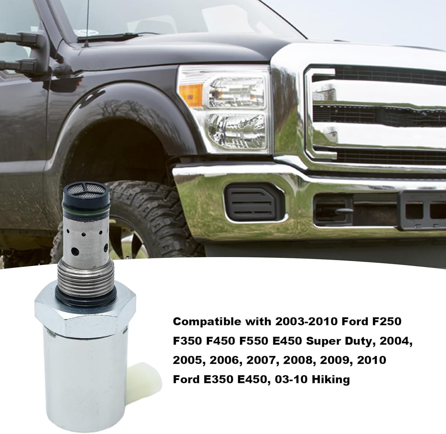 6.0 IPR Valve Injector Pressure Regulator 5C3Z-9C968-CA CM-5126 Replacement for Ford F250 F350 F450 F550 E450 Super Duty 2003-2010 1846057C1