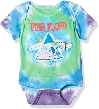 Liquid Blue Baby Pink Floyd Dark Side Oil Paint Onesie