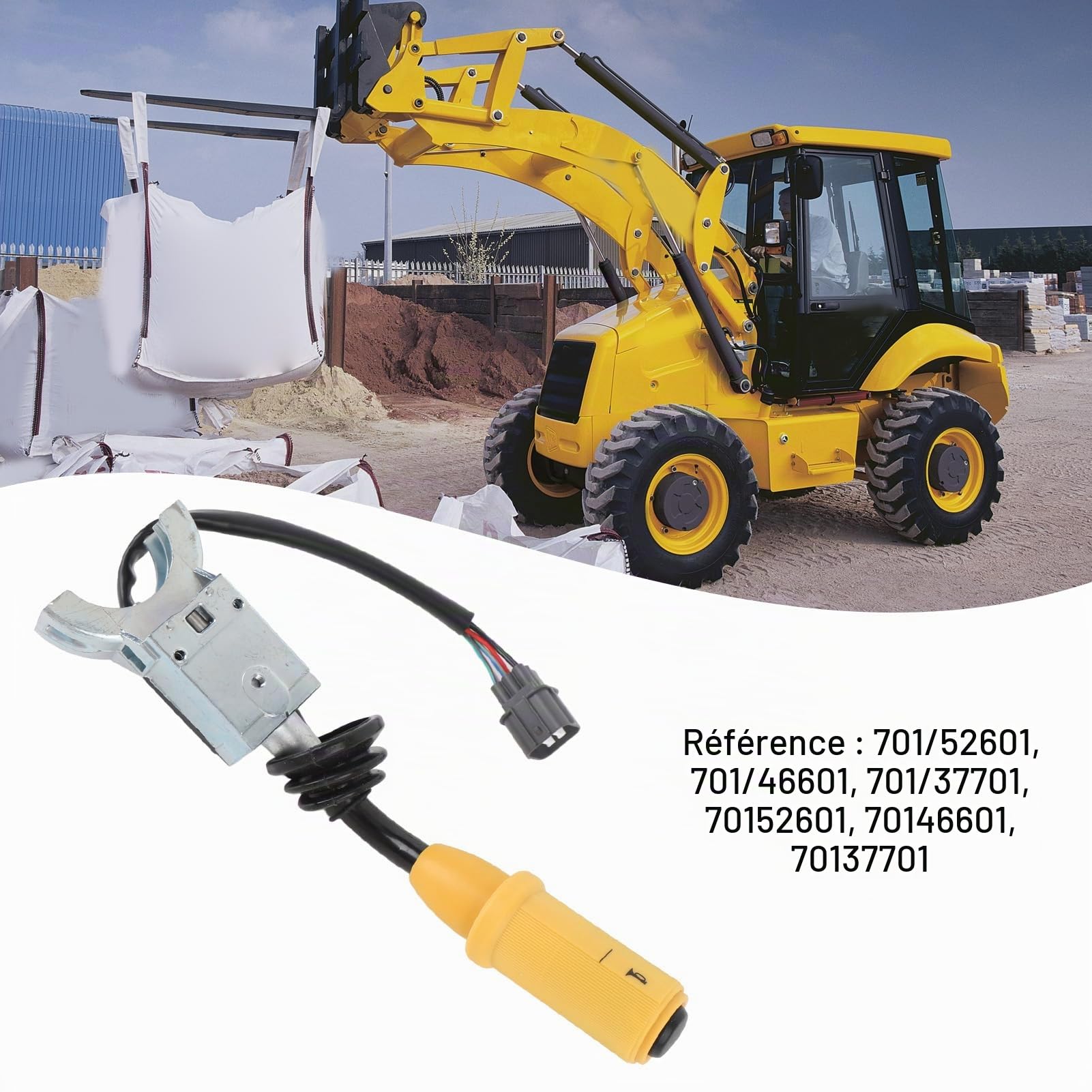Commutateur de Colonne Avant et Arrière 701/52601 de Remplacement pour JCB 2CX 2CX FARMASTER 2CXL 2CX AM LE