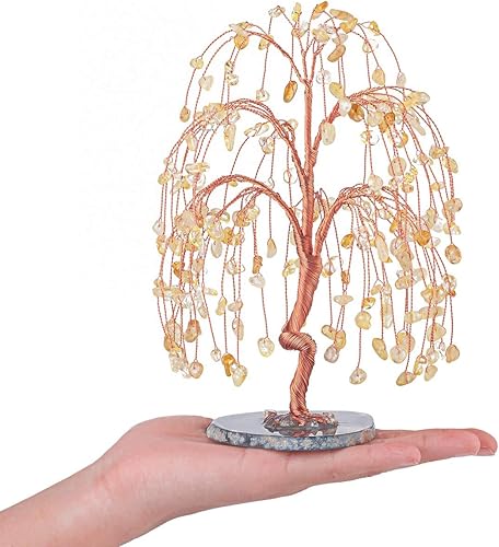 Miniatura 10 de Jovivi Cristales curativos naturales, amatista, cuarzo rosa, árbol de aguamarina, piedras preciosas caídas, árbol del dinero, base de ágata geoda,