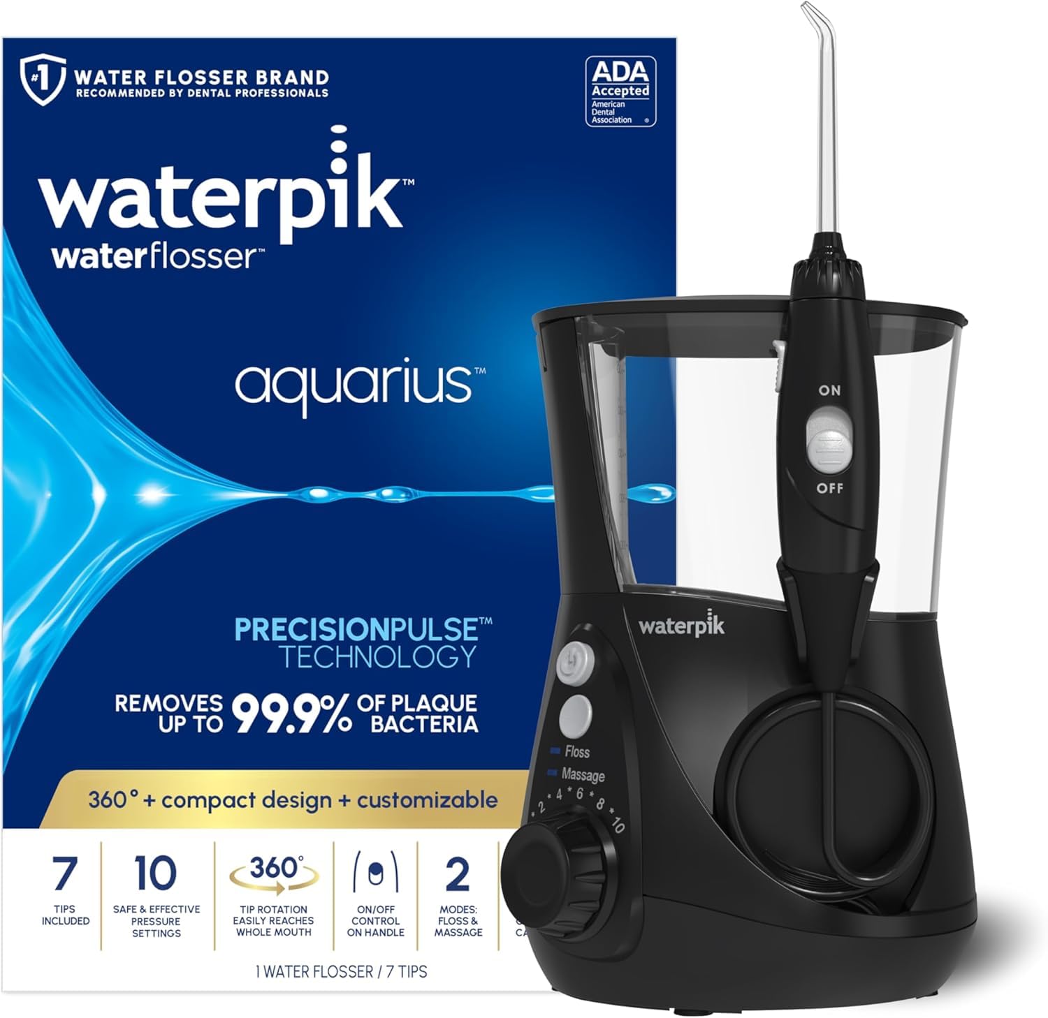 Waterpik Aquarius Professional Water Flosser with 10 Settings