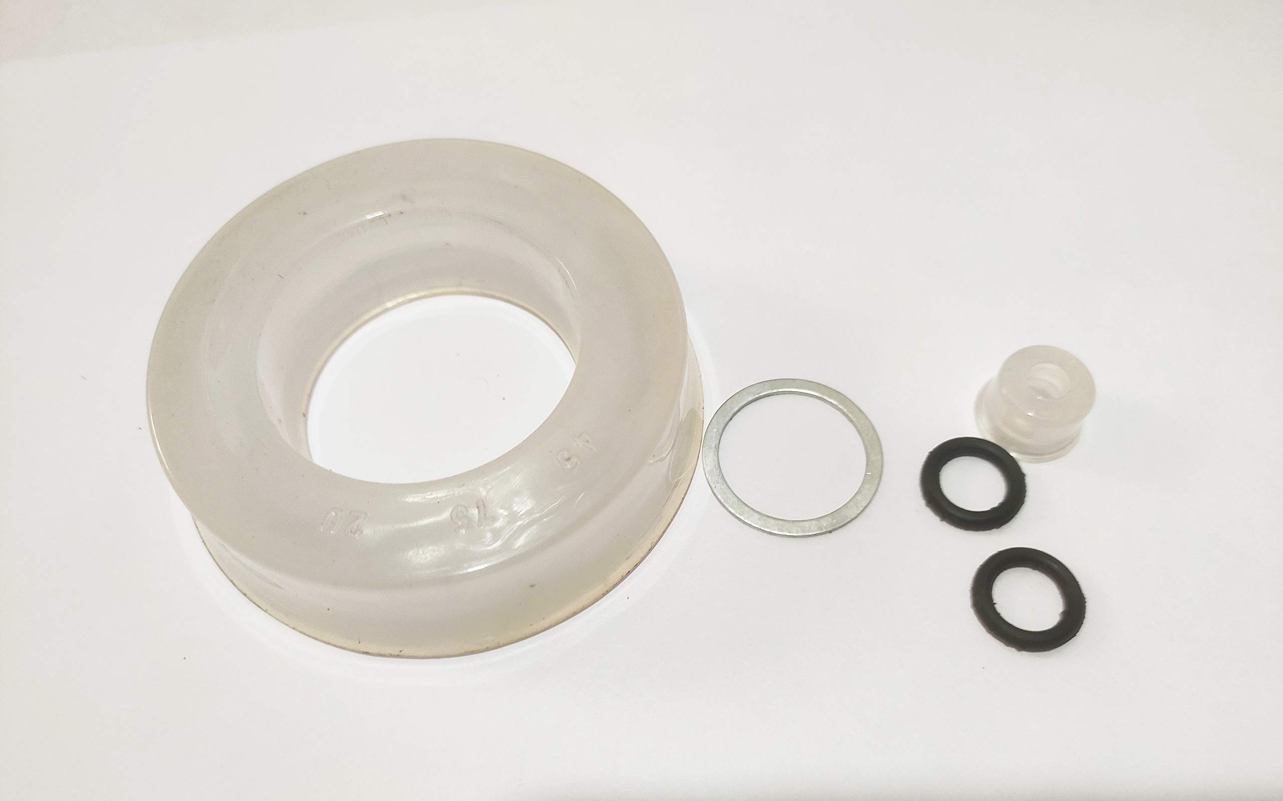 Hydraulic Trolley Floor Garage Jack Oil Seal Repair Kit Complete (45x75x20 PU) White Transparent Color-image-43