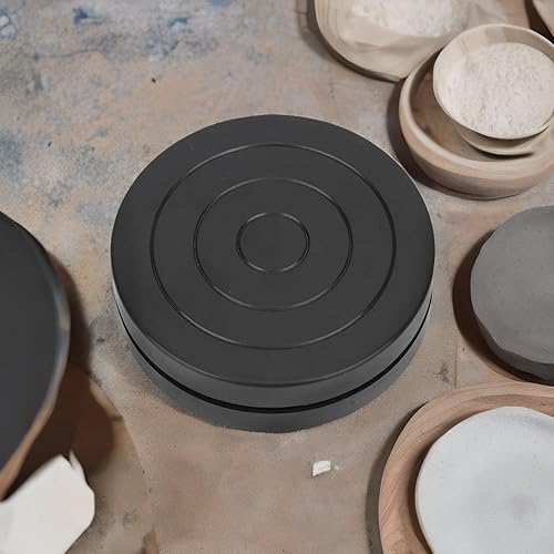 Miniatura 4 de Rueda de escultura, rueda pequeña de 4.5 pulgadas, rueda giratoria de cerámica, herramienta de cerámica para proyectos de pulverización de pintura y