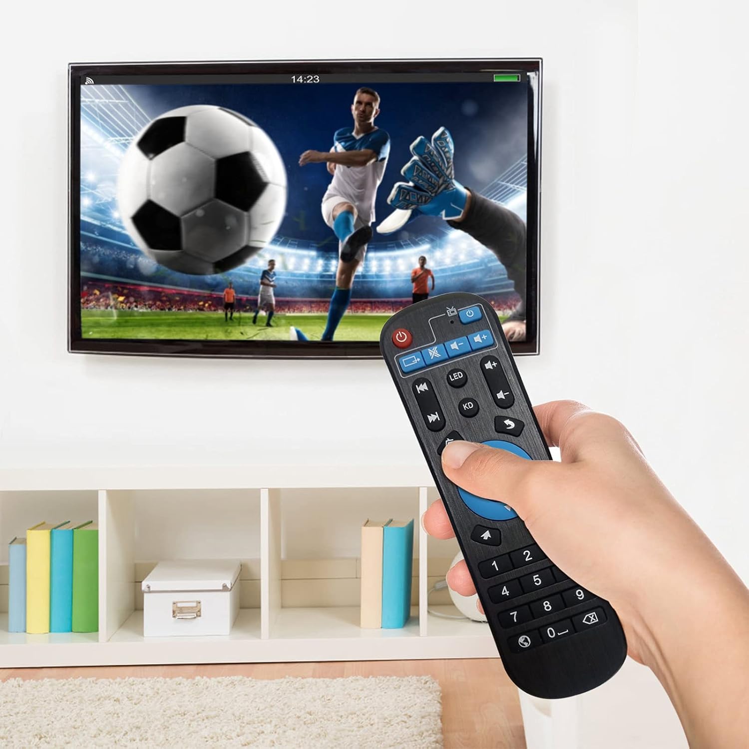 MXQ 4K Smart TV Box Remote Control - Replacement for MXQ H96 Pro, T9, X96 Mini, T95Z Plus - Android TV Box Controller - Image 4