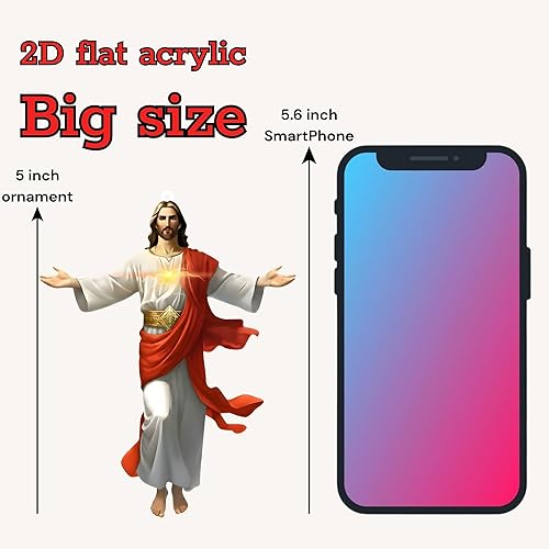 Miniatura 4 de Decoración colgante de coche retro 2D, accesorio de espejo retrovisor acrílico, decoración inspiradora de coches, adorno de vacaciones para hombres